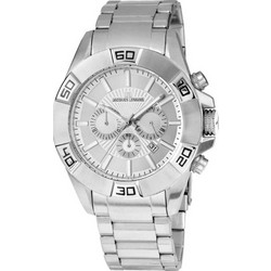 Jacques Lemans Liverpool Chrono Ανδρικό Ρολόι Χρονογράφος με Ασημί Μεταλλικό Μπρασελέ 1-1808F