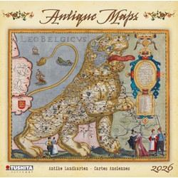 ΗΜΕΡΟΛΟΓΙΟ ΤΟΙΧΟΥ TUSHITA ANTIQUE MAPS 2026
