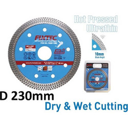 Δίσκος Κοπής Πλακιδίων Διαμαντέ Extra Clean 230Mm X 2Mm Fixtec FADB230MT