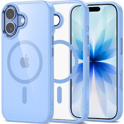 Tech-Protect MagMat MagSafe Back Cover Mist Blue / Clear (iPhone 17)