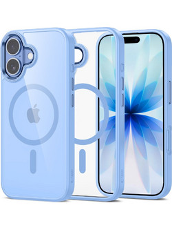 Tech-Protect MagMat MagSafe Back Cover Mist Blue / Clear (iPhone 17)