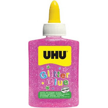 UHU ΧΡΥΣΟΚΟΛΛΑ GLITTER ΜΠΟΥΚΑΛΙ 88ml/90gr ΡΟΖ
