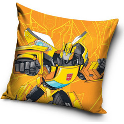 Transformers Bumblebee velour cushion cover 40x40 cm