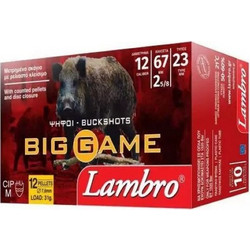 Lambro Big Game Φυσίγγια Δράμια 12Cal 67mm 12βολα 31gr 10τμχ