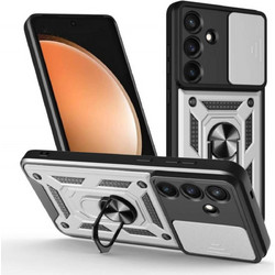Bodycell Armor Slide Cover Case Silver (Samsung Galaxy S25 FE)