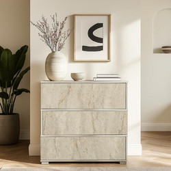Stewe Home Παπουτσοθήκη Μοριοσανίδας 90x30x93 Μπεζ M90xΠ30xΥ93cm