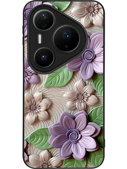 Sonique 3D Flower Series Θήκη Βιολετί (Huawei Pura 80 Pro 5G)