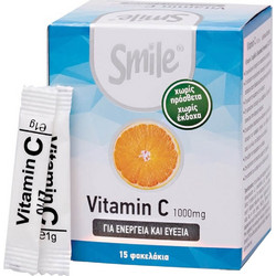 Am Health Smile Vitamin C 1000mg 15 Φακελάκια