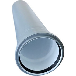 ΣΩΛΗΝΑ PP ΜΕ 1 ΜΟΥΦΑ Φ100 500mm ΜΕ ΛΑΣΤΙΧΟ