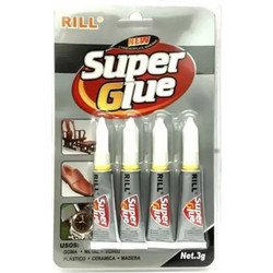 Κόλλα Στιγμής Σε Μπουκάλι Super Glue 4 Τεμάχια