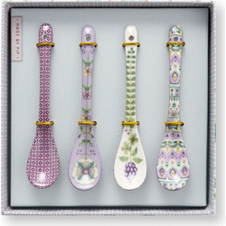 PIP STUDIO - ΣΕΤ/4 ΠΟΡΣΕΛΑΝΙΝΑ ΚΟΥΤΑΛΙΑ LILLY & LOTUS LILA 13cm