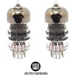 Electro Harmonix 6922 Tube E88C-6DJ8W Matched Pair For High End Stereo Systems. Russia (MP) - ELECTRO-HARMONIX