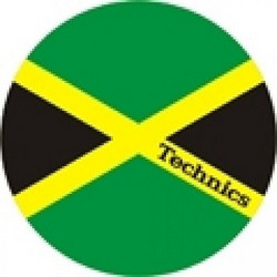 TECHNICS Slipmat Jamaika black/green/yellow (Ζεύγος) - Technics