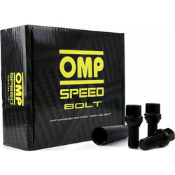 Κιτ βιδών OMP OMPS09791201 Μαύρο M12 x 1,50 33 mm (20 Μονάδες)