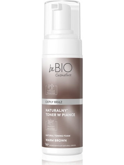 beBIO Natural Foam Toner Warm Brown αφρός με χρώμα για τα μαλλιά 120 ml