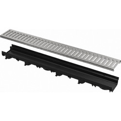 Κανάλι Συλλογής Υδάτων LOW 1010 mm με Γαλβανιζέ Σχάρα A15