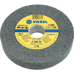 VOREL Δίσκος Τροχίσματος 125mm Ίσιος 08861