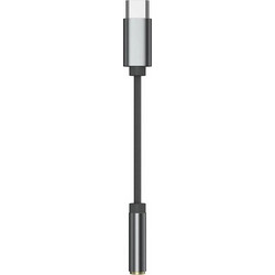 KZ USB 2.0 Cable USB-C male - 3.5mm Γκρι 0.11m AM01