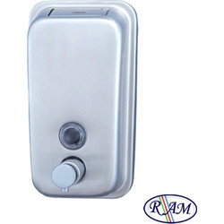 Επιτοίχια θήκη για κρεμοσάπουνο Inox ματ 500ml RAM 9091670 9091670scl