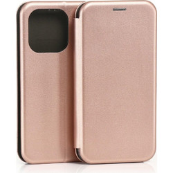 Beline Book Magnetic Case For Realme 16 Pro, Rose Gold - (05908047990108)