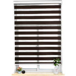 Ρολοκουρτίνα Zebra Day & Night Μερικής Συσκότισης 60x180cm σε 5 Αποχρώσεις Μάυρο