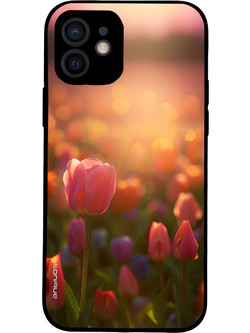 Sonique Sunset in Eden Series Θήκη (iPhone 12) Tulip Velvet