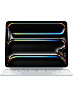 Apple Magic Keyboard Flip Cover Γερμανικά Λευκή (iPad Pro 2024 13")