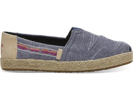 Toms Παιδικές Εσπαντρίγιες Slip-On Μπλε Classic Youth Κωδικός: Toms Παιδικές Εσπαντρίγιες Slip-On Μπλε Classic Youth Κωδικός: 10013601