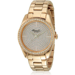 Kenneth Cole Γυναικείο Ρολόι με Χρυσό Μεταλλικό Μπρασελέ IKC4958