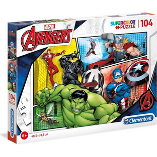 Clementoni Super Color Marvel Avengers Heroes 104pcs