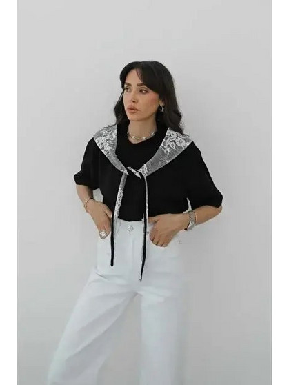 Γυναικεία Μπλούζα Kinzi Μαύρη Oversize