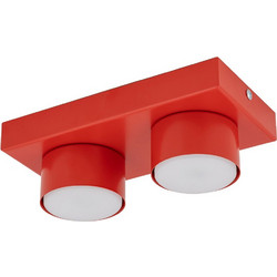 Φωτιστικό Οροφής - Σποτ Brix 11292 2xGX53 23x11,5x8cm Red TK Lighting