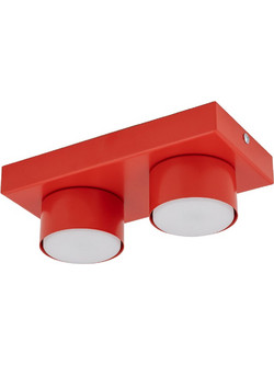 Φωτιστικό Οροφής - Σποτ Brix 11292 2xGX53 23x11,5x8cm Red TK Lighting
