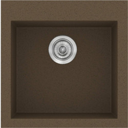 Sanitec Classic 339 Ένθετος Νεροχύτης Γρανίτη Ματ Granite Rust 50x50cm