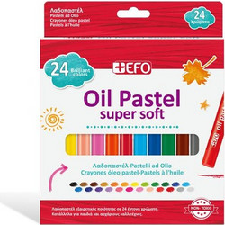 EFO Λαδοπαστέλ Soft 24 Τεμ