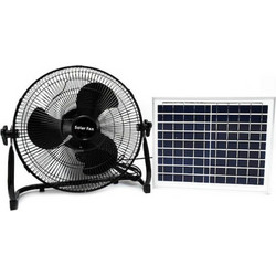Ηλιακός ανεμιστήρας δαπέδου 12" F118 Μαύρο