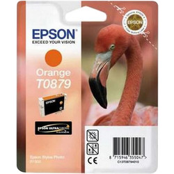 Epson T0879 Orange Μελάνι Εκτυπωτή Inkjet C13T087940