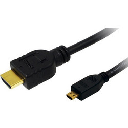 LogiLink Καλώδιο HDMI Male to Micro HDMI Male 2m Black