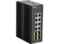 D-Link DIS-300G-12SW Managed L2 Switch με 8 Θύρες Ethernet 1Gbps