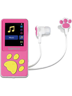 Lenco Xemio-560 MP3 Player 8GB με Οθόνη 1.8" Ροζ