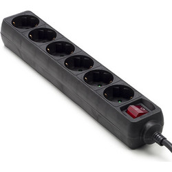 Πολύπριζο ProCable 6 Θέσεων με Διακόπτη 1.5m Black 41144