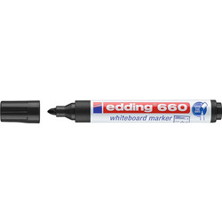EDDING μαρκαδόρος ασπροπίνακα 660, επαναγεμιζόμενος, μαύρος
