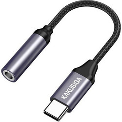 KAKUSIGA αντάπτορας USB-C σε 3.5mm KSC-428, γκρι