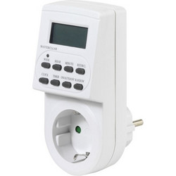 VIVANCO DIGITAL TIMER SOCKET white