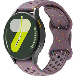 Tech-Protect Colorful Dots Λουράκι Σιλικόνης 20mm Smoke Purple
