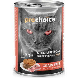 Prochoice Adult Grain Free Sterilised with Lamb 400gr