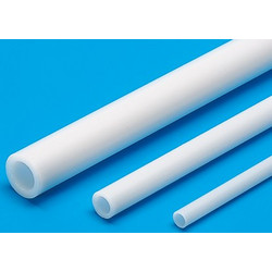 PLASTIC BEAMS PIPE (ROUND ) 8mm - 3 PCS - LENGTH : 40 cm - TAMIYA 70221