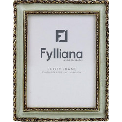 ΚΟΡΝΙΖΑ Fylliana FL0390 15x20 ΧΡΥΣΟ-ΑΝΤΙΚΕ ΠΡΑΣΙΝΟ ΧΡΩΜΑ 21x2x26εκ