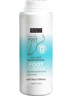 Beauty Formulas All Day dorasing Αποσμητικό Ποδιών σε Πούδρα 100gr