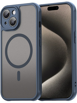Θήκη Techsuit HaloFrost II MagSafe για iPhone 15 σκούρο μπλε